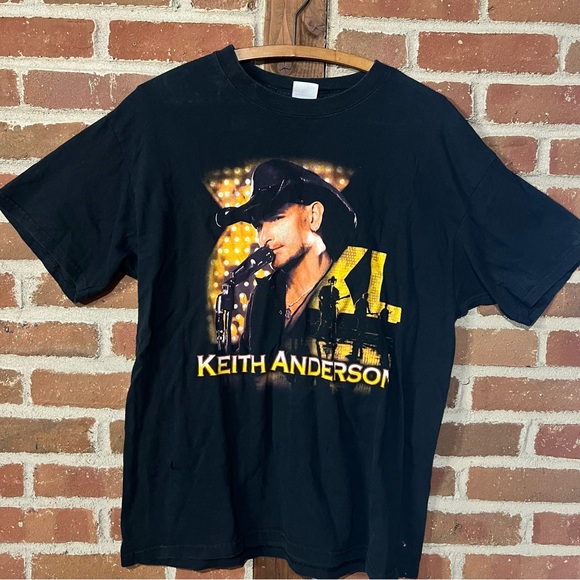 Other - KEITH ANDERSON CONCERT T SHIRT Country Beer Run Every Time Hear Your Name LARGE